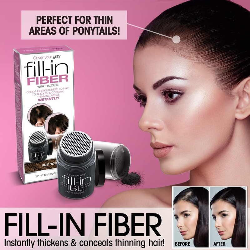 Cover Your Gray Pro Fill-In Fibers con Procapil - Negro