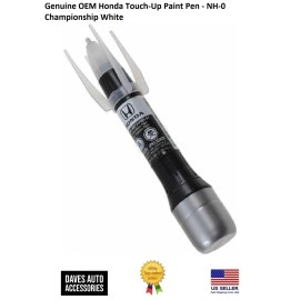 Genuine Factory Honda Touch-Up Paint Pen W/Top Seal Coat -NH-0 Championship White #08703-NH0-ES