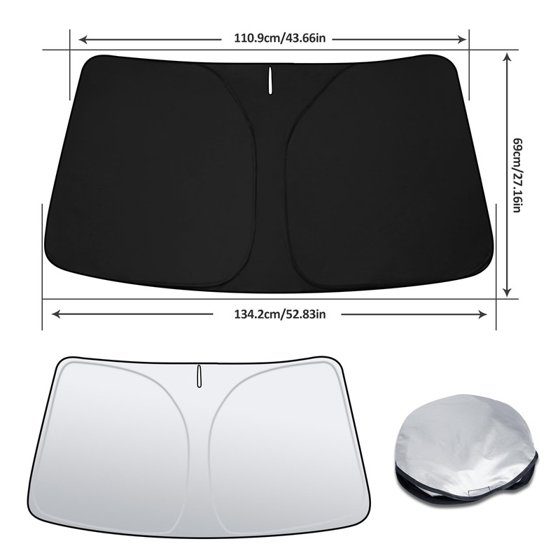 D-Lumina Winshield Sun Shade for 2014-2020 Lexus is Sedan, Foldable