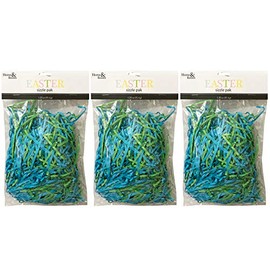 Brite Star 1.25oz Easter Paper Grass, Green/Blue (Set of 3)