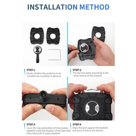 Rehomy - Un par de bicicletas de carretera sin clipless Pedal convertidor de pedal sin clip a pedal plano para pedales Wahoo