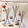 4 Pack Perfume Reed Diffuser Bottle,Empty Big Belly Aromatherapy Essential