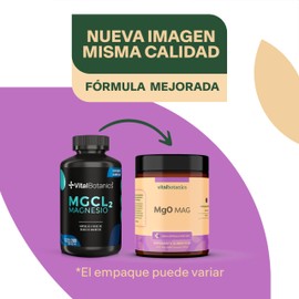 Magnesio. Oxido de Magnesio. Con 200 capsulas de 500mg (Más de 6 meses). VitalBotanics. Magnesio. Suplemento VitalBotanics. Magnesium Oxide. Libre de Gluten y Aditivos. Apto Dieta Keto.