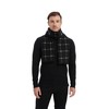 EP Mode Men’s Wool Blend Scarf for Winter, Brushed for