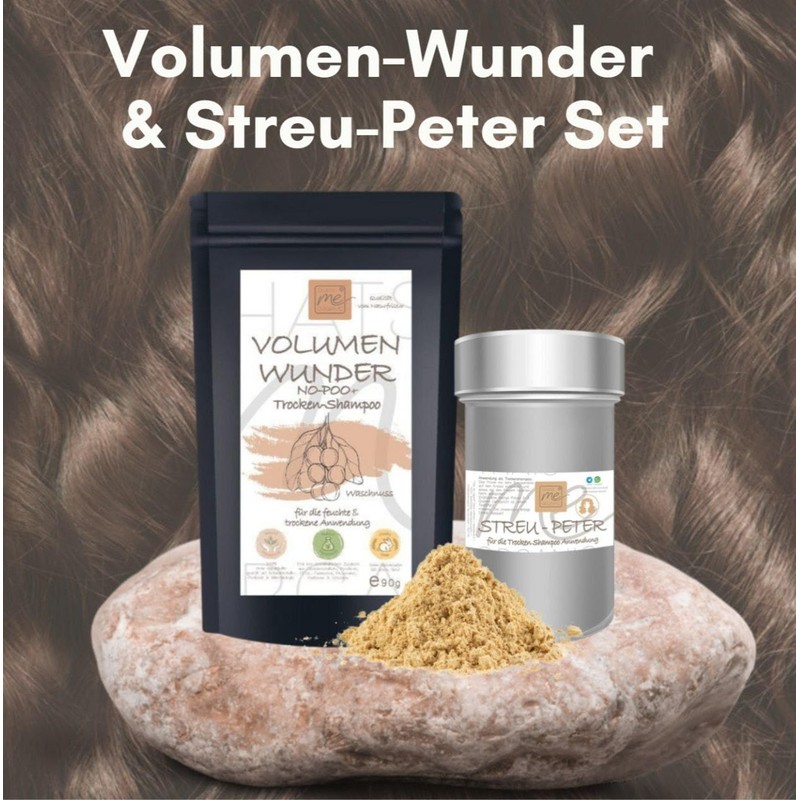 NEU: SPAR-SET BIO Volumen-Wunder - No Poo + Trockenshampoo +