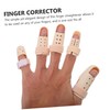 Ipetboom 6pcs Plastic Finger Splint Finger for Sprains Fractures Arthritis
