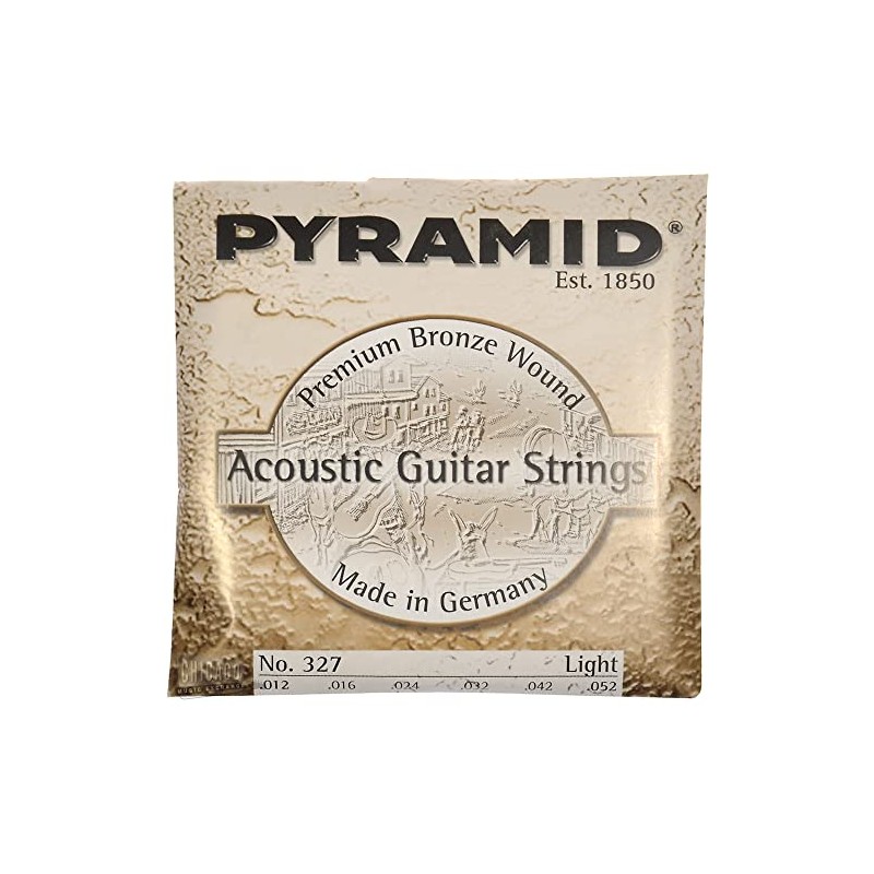 Pyramid Premium Bronze Acoustic Guitar Strings Light 12-52