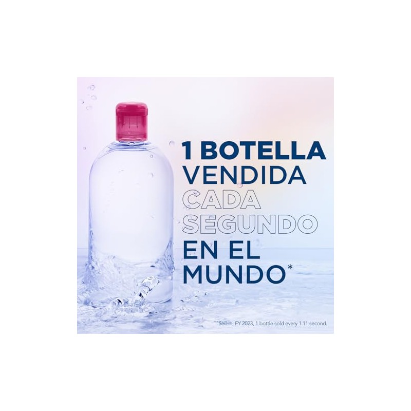 BIODERMA, Agua Micelar, Sensibio H2O, Desmaquillante para Piel Sensible, Calma
