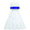 Talbot-Torro Badminton Shuttlecocks Tech 350, 3 Pieces, White, Speed: Blue/Medium,