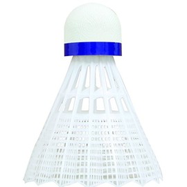 Talbot-Torro Badminton Shuttlecocks Tech 350, 3 Pieces, White, Speed: Blue/Medium, Nylon, 479112