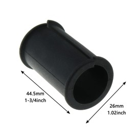 LUORNG 2PCS 44mm/1.73inch Black Gun Mic Rubber Gasket Microphone Shock Mount Washer Microphone Sleeve Washer for Camcorder NTG MKH Gun Mic FX3FS7 FX6 FX8 FX9