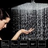 High Pressure Rain Shower Head, 304 Stainless Steel Large Rainfall