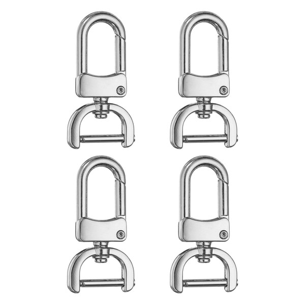 HARFINGTON 4pcs Detachable Snap Hook Swivel Clasp 5/8" (16mm) Zinc