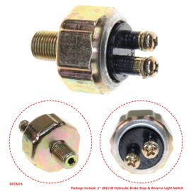 YQABLE JK613B New Hydraulic Brake Stop Reverse Light Switch for 90-300cc Go-Kart Dune Buggy