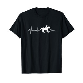 Cavalli Battito Cardiaco Cavallo Equitazione Regalo Cavallo Maglietta