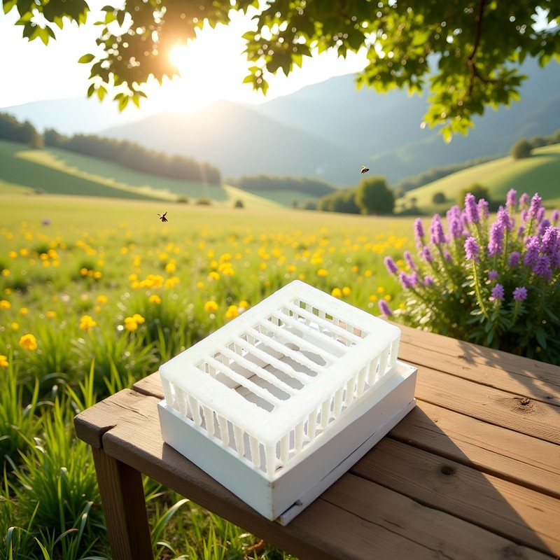 Pxiryanlow White Queen Marker Cage Clip Bee Plastic Catcher Beekeeper
