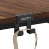 MOTTI Simple Design Desk Hook, Black, Multi-functional Hook, Load Capacity