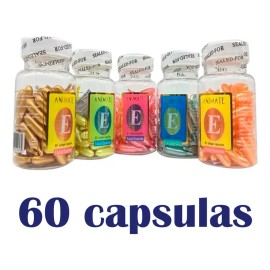 Vitamina E Natural En Capsulas Facial Piel Arrugas Manchas