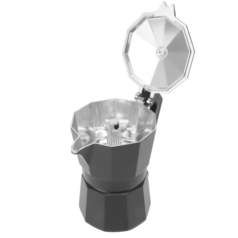 Stovetop Moka Pot Italian Hand Brewed Coffee Maker Aluminum Alloy