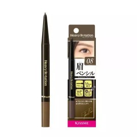 Kiss Me 키스미 헤비로테이션 아이브로우 펜슬 0.09g - 08 애쉬 그레이 x 1개 [09 내추럴 애쉬(E)] Kiss Me Heavy Rotation Eyebrow Pencil 0.09g - 08 Ash Gray x 1 piece [09 Natural Ash (E)]