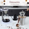 Easyworkz Manual Coffee Grinder - Adjustable Settings, Airtight Canister -