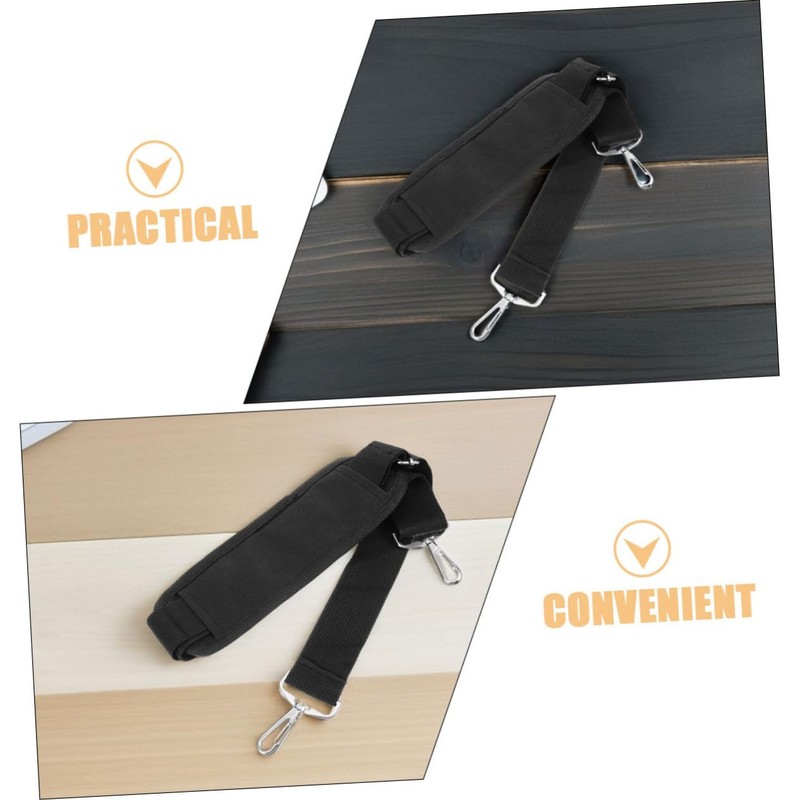 jojofuny 2pcs Shoulder Strap with Padded Cushion for Briefcase Laptop