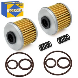 GOLKNHA 2 PCS Oil Filter Replacement Kit for Honda CRF150R CRF150RB CRF250R CRF250X CRF450R CRF450X Motorcycles TRX450R TRX450ER ATV