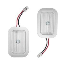SURPOUF W10843353 W10695459 Refrigerator LED Light Module Assembly (2PCS) Fits for Whirlpool Maytag Replaces W11126053, W10660728, W10279030, W11205083