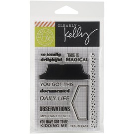 Hero Arts Kelly's Daily Life Stamp Set, Clear