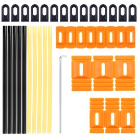 Swpeet 28Pcs Dent Repair Tool, Car Dent Repair Tools Heavy Duty Dent Puller Kit with Dent Removal Glue Sticks, Mini Hot Glue Sticks and Lifter Yellow Glue Tabs Powerful Body Repair Dent Remover Tool