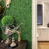 ShopMall Muro Verde Follaje Artificial Sintético 40 Pzs