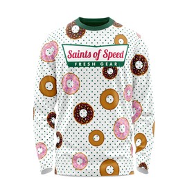 Saints of Speed Motocross, Mountain Bike, BMX Racing Jersey–Moisture-Wicking Riding Gear – Ergonomic Fit, Lightweight, Breathable, and Comfortable Unisex Sports Jersey for Youth (Youth Medium)