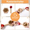 WWISTOA Chestnut Drill Set 2-4 mm Chestnut Drill for Children,