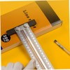 SHINEOFI 1Pc Stainless Steel Woodworking Scriber Ruler Gauge Tool for
