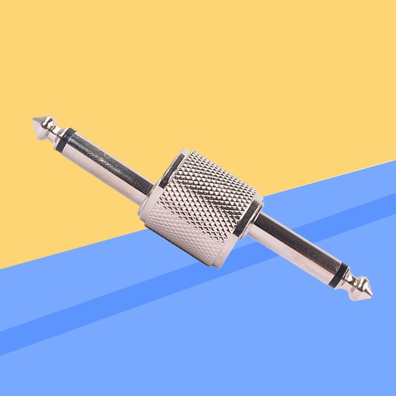 NUOLUX Silver Guitar Effect Pedal Coupling Plug, Made of Durable