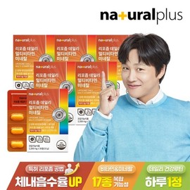 리포좀 데일리 멀티비타민미네랄 30정 6박스 17종 영양소 리포조말 비타민C 비타민씨 Liposome Daily Multivitamin Mineral 30 Tablets 6 Boxes 17 Types of Nutrients Liposomal Vitamin C