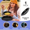 Navoys Enamel Camping Plate 24cm x 3cm - Black, Heat