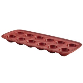 Rachael Ray Cucina Dinnerware Stoneware Egg Tray / Egg Holder Serveware - 14.25 Inch x 5.5 Inch, Cranberry Red