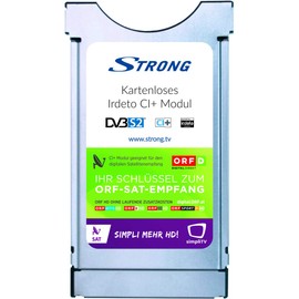 STRONG Cardless CI+ Module, Irdeto CI Module ORF Digital Direct and SimpliTV SAT (CAM HDTV, Free-to-Air, DVB-S2) Only Suitable for Austria