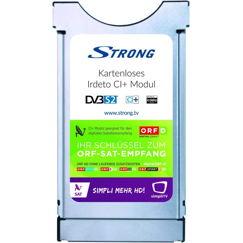 STRONG Cardless CI+ Module, Irdeto CI Module ORF Digital Direct