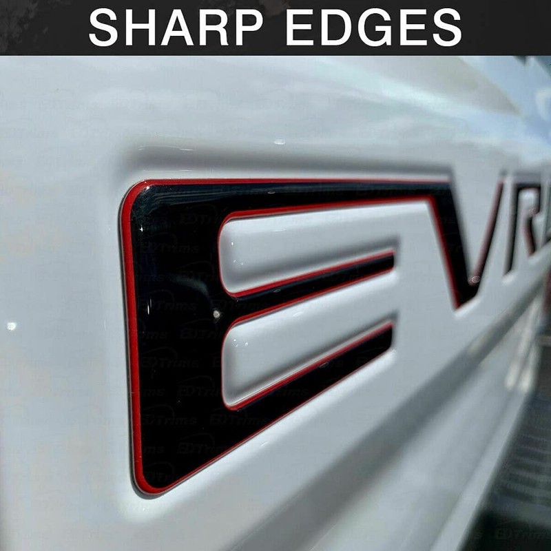 Tailgate Insert Letters -3D Raised Tailgate Letters Compatible with 2019-2022