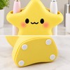 Star-Shaped Toothbrush Holder for Bathroom Organization – Cute Face Design