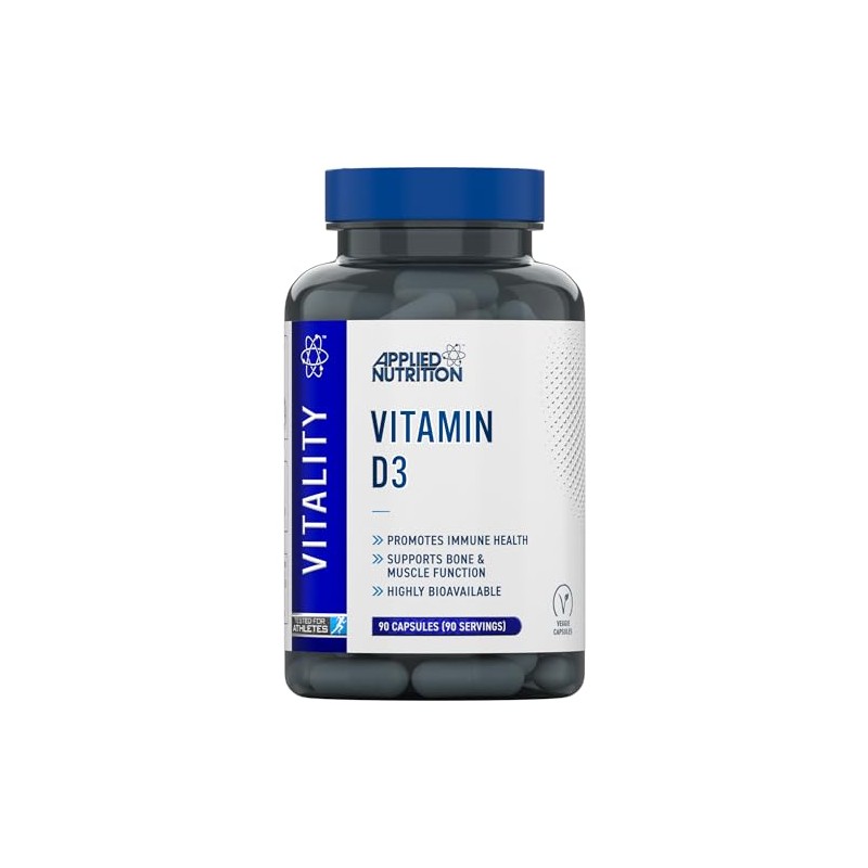 Applied Nutrition Vitamin D3 3000 IU | 75µg High Strength