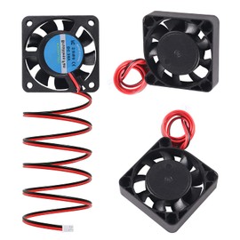AEDIKO 6pcs 4010 Fan DC 24V Mini Brushless Fan 3D Printer Cooling Fan 40x40x10mm with 2 Pin Terminal for 3D Printer, DVR and Other Small Appliances Series Repair…
