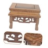 CAXUSD Wooden Planter Stand Rustic Flower Pot Holder for Home