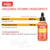 Liposomal Vitamin C 2000 mg Liquid Supplement(2 Bottles), Maximum Absorption,