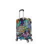 InUSA Miami Print Luggage with Spinner Wheels | Durable Lightweight