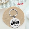 BAZLJY Boss Day Gifts - Best Boss Ever Keychain -