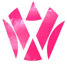 G6 Car Emblem Corners Inlays Film Sticker Perfect Fit by Finest Folia