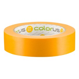 Colorus 3 x Premium Goldband Plus Painter's Masking Tape 30 mm x 50 m for Extremely Flat Colour Edges Painter's Masking Tape 120 Days UV-Resistant Painter's Tape for Indoor, Outdoor Use for Paint,